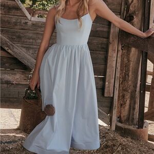 House of CB Light Blue Midi Dress